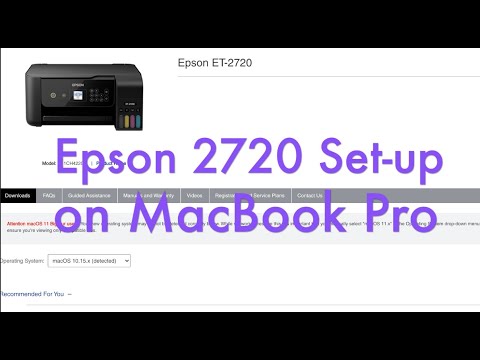 install epson printer without cd for mac